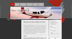 Desktop Screenshot of henryweberaircraft.com