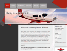 Tablet Screenshot of henryweberaircraft.com